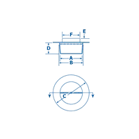 錐型中間帶柄塑料堵頭